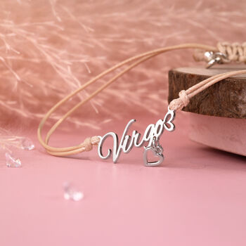 Virgo Zodiac Star Sign Bracelet, 3 of 6