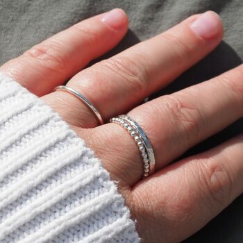 Beaded Stacking Ring, 4 of 8