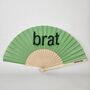 Handheld Brat Folding Fan, thumbnail 2 of 2