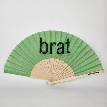Handheld Brat Folding Fan, 2 of 2