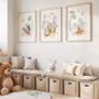 Set Of Three Coastal Safari Animal Art Prints, thumbnail 2 of 6