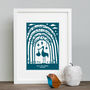 Personalised New Baby 'Papercut Style' Print, thumbnail 1 of 5