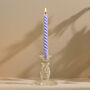 Soft Pastel Beeswax Soy Blend Spiral Twist Candles, thumbnail 9 of 9