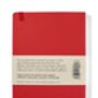 Red A5 Recycled Leather Lined Notebook, thumbnail 2 of 6