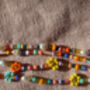 'Mrs' Beaded Necklace, With Mother Of Pearl Letters, thumbnail 6 of 8