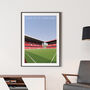 Nottingham Forest City Ground Trent End Poster, thumbnail 1 of 8