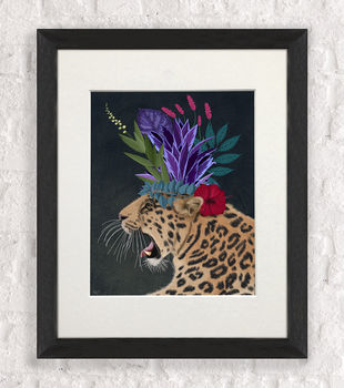Hot House Leopards, Set Two Prints, Framed Or Unframed, 3 of 8