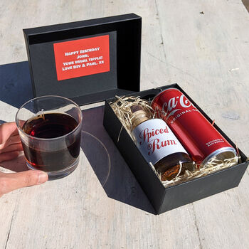 Personalised Rum And Coke Gift Box, 6 of 6