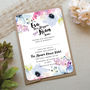 Floral Bloom Wedding Invitation, thumbnail 1 of 9