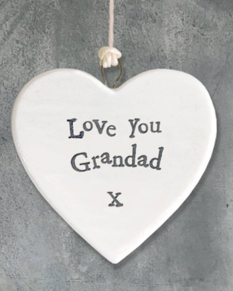 'love You Grandad' Heart Gift By Liberty Bee