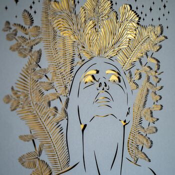 Inspirational 'Create Your Reality' Papercut Wall Art, 9 of 10