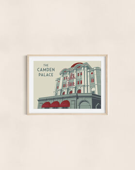 Camden Palace London Travel Poster Art Print, 3 of 8