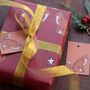 Woodland Fox Christmas Wrapping Paper, thumbnail 2 of 5
