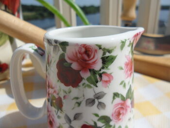 Cream Jug In Ditsy Summertime Rose Chintz Design, 7 of 8
