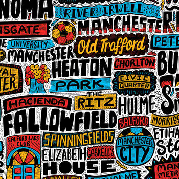 Manchester Typographic Print, 3 of 3