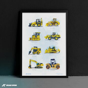 Construction Watercolor Poster, 3 of 3