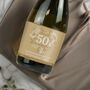 Personalised 50th Golden Wedding Anniversary Prosecco, thumbnail 4 of 5