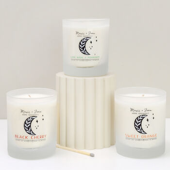 Sweet Orange Scented Soy Wax Candle In Glass Jar, 3 of 6