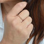 The Crown Beaded Stacking Ring, thumbnail 4 of 6