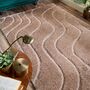 Origin Soft Carved Wave Rug, thumbnail 1 of 5