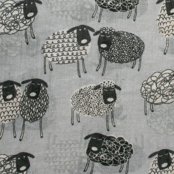 Sheep Print Scarf, 7 of 10