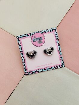 Koala Glitter Resin Studs / Australian Animal Gift / Novelty Wildlife Jewellery / Colourful Accessories, 5 of 5