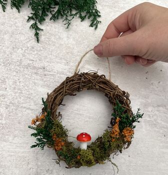 Nature Inspired Mini Dried Flower Wreath, 3 of 6
