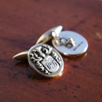 Personalised Coat Of Arms Cufflinks, 2 of 3