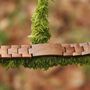 Engraved Walnut Wood Bracelet – Personalised Wooden Gift For Him And Her, thumbnail 5 of 5
