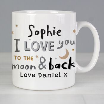 Personalised To The Moon And Back Mug, 4 of 4