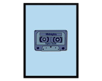 Taylor Swift Midnights Inspired Cassette Print, 4 of 5