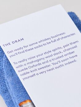 The Dram – Whiskey Themed Socks, 7 of 9