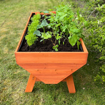 Large Raised Vegetable Planter With Three Liners, 5 of 11