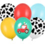 Six Farmyard Birthday Party Balloons, thumbnail 3 of 3