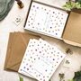 Pressed Wildflowers Ready To Write Save The Date Cards, thumbnail 5 of 5