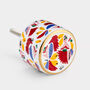Colourful Hand Painted Cylinder And Hexagonal Knobs, thumbnail 3 of 12