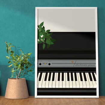 Electric Piano Keys Print | Instrument Music Poster, 7 of 10