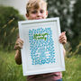 Personalised Family Leafy Print, thumbnail 2 of 3