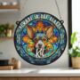 Chihuahua Black Memorial Suncatcher, thumbnail 3 of 6