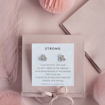 Strong Earrings Studs, 11 of 12