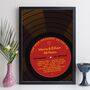 Personalised 30th Wedding Anniversary Print Music Gift 1995, thumbnail 8 of 12