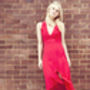 Demi Silk Maxi Dress, thumbnail 3 of 4