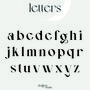 Custom Retro Initial Letter Print Gift, thumbnail 4 of 8