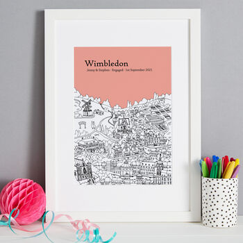 Personalised Wimbledon Print, 2 of 11
