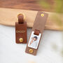 Personalised Grandad Photo Keyring / Vegan Leather, thumbnail 9 of 9