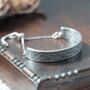 Cherry Blossom Vintage Spoon Cuff Bracelet, thumbnail 4 of 5