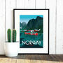 Norway Art Print, thumbnail 3 of 4