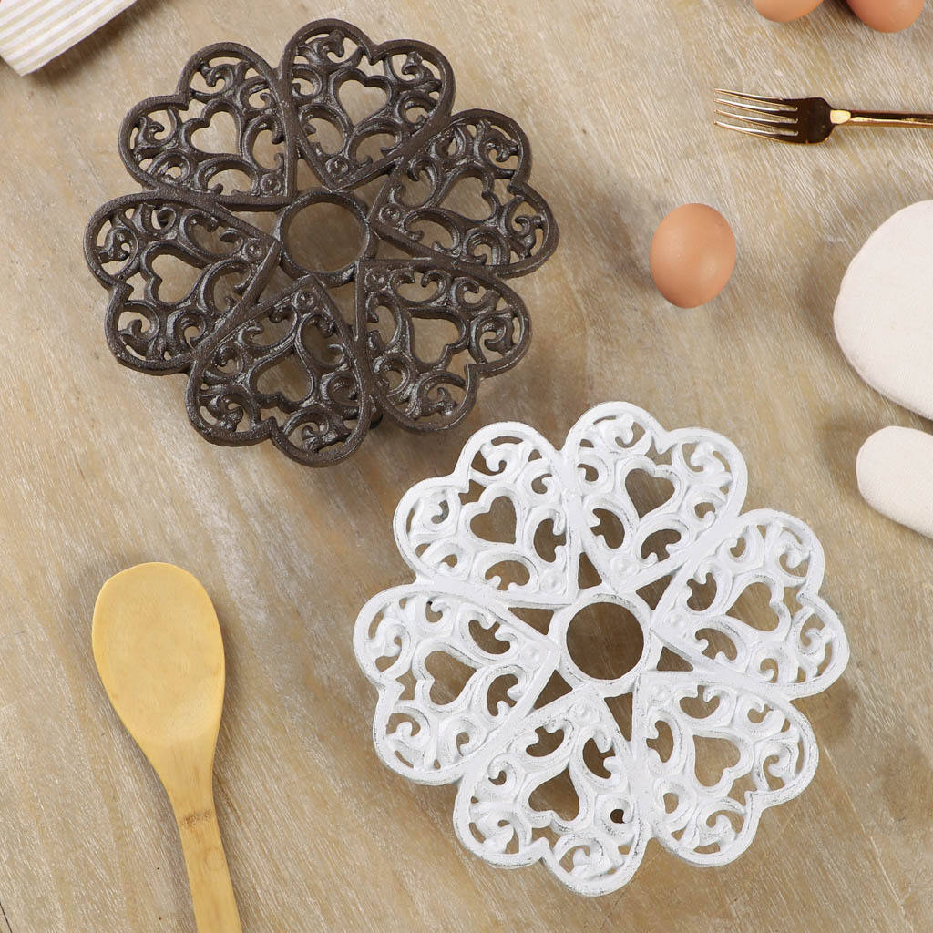 Extra Large Traditional Cast Iron Trivet By Dibor