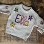 Personalised Baby And Children's Embroidered Knitted Jumper, thumbnail 4 of 11