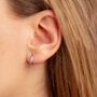 Celeste Huggie Hoops, thumbnail 2 of 2